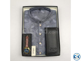 Premium Men s Panjabi Gift Set Panjabi Watch Wallet Pe