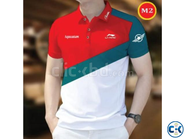 Cotton Polo Shirt For Men s large image 1