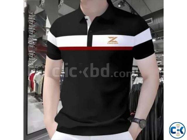 Cotton Polo Shirt For Men s large image 1