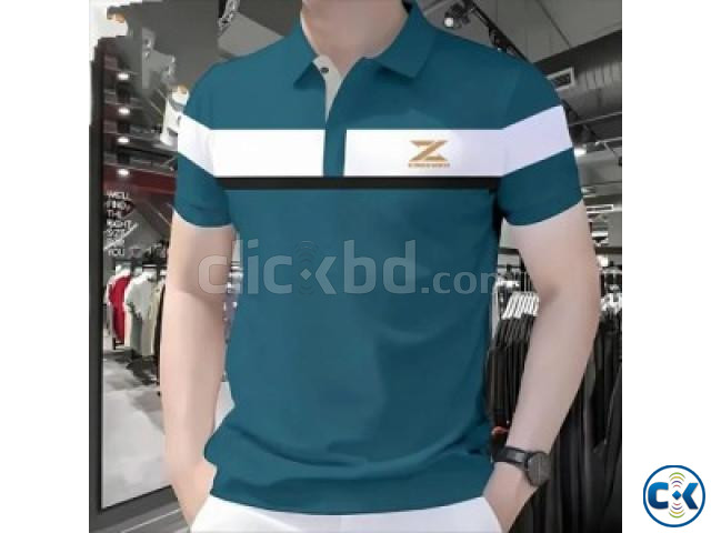 Cotton Polo Shirt For Men s large image 3