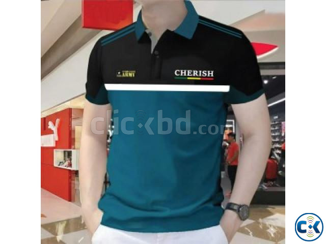 Cotton Polo Shirt For Men s large image 3