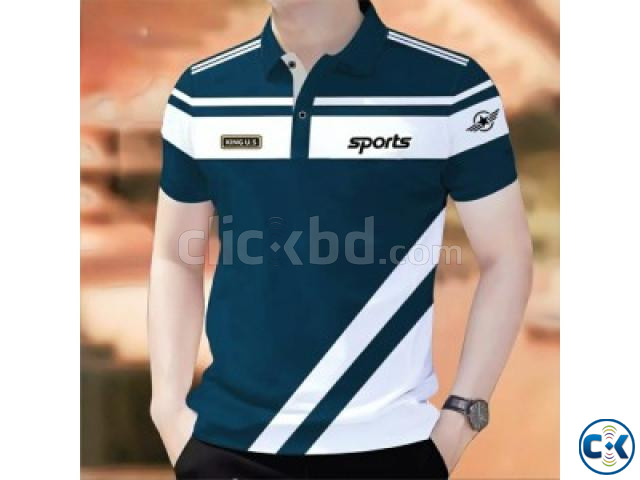 Cotton Polo Shirt For Men s large image 1