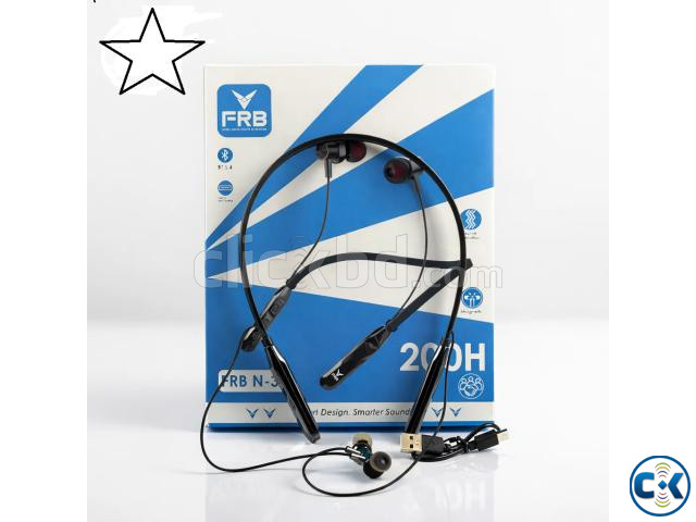 FRB N-32 Bluetooth Neckband ২০০ ঘন্টা চার্জিং ব্যাকআপ  large image 2