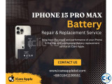 iPhone 15 Pro Max Battery Repair Replacement Service 