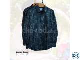 Black Pure Cotton Full sleeve Shirt