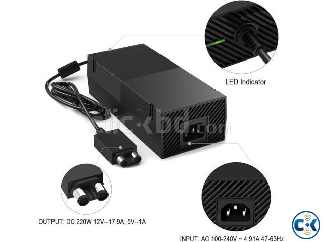 Microsoft XBOX ONE Console AC Adapter Brick Charger Power Su large image 1