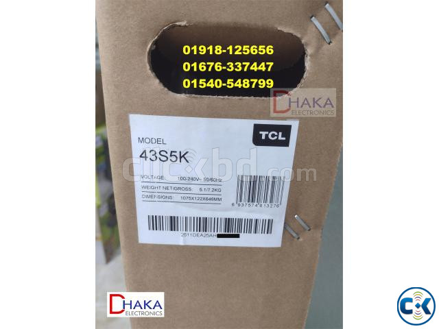 TCL 43 inch QLED FHD Smart Google TV 43S5K Official large image 1
