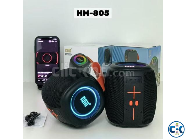 HM-805 High Bass Waterproof Portable Bluetooth Speaker large image 2