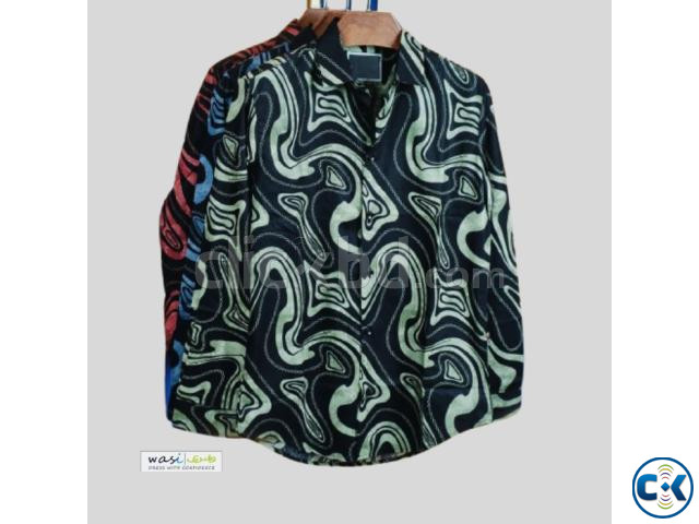 Pure Cotton full Sleeve Check Print Shirt for Men s large image 1