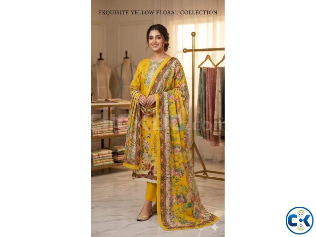 Pakistani Zam Zam Three Piece Unstitch large image 1