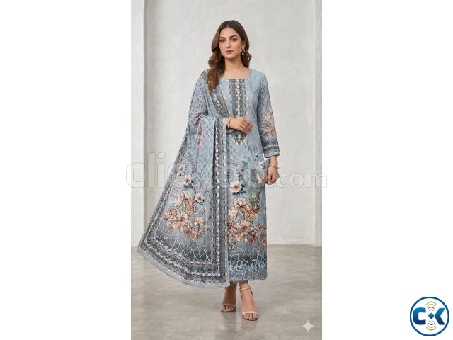 Pakistani Zam Zam Three Piece Unstitch large image 3