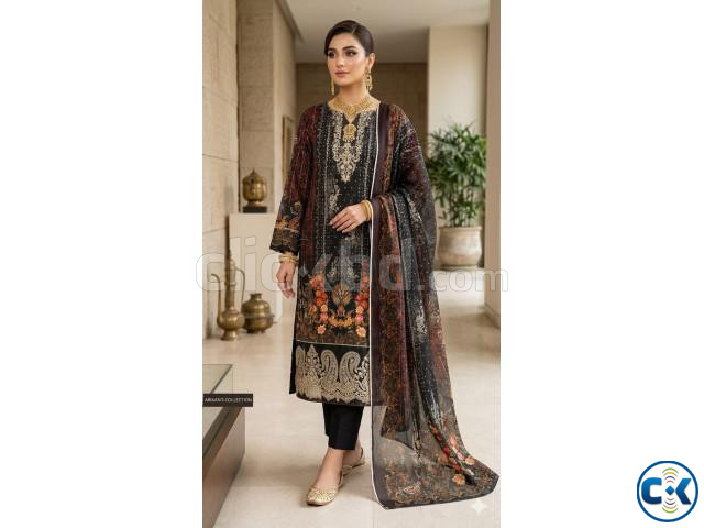 Pakistani Zam Zam Three Piece Unstitch large image 4