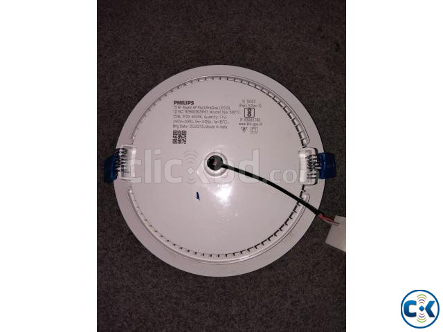 Philips 15W LED Panel Light Round Conceal Type 220V AC large image 1