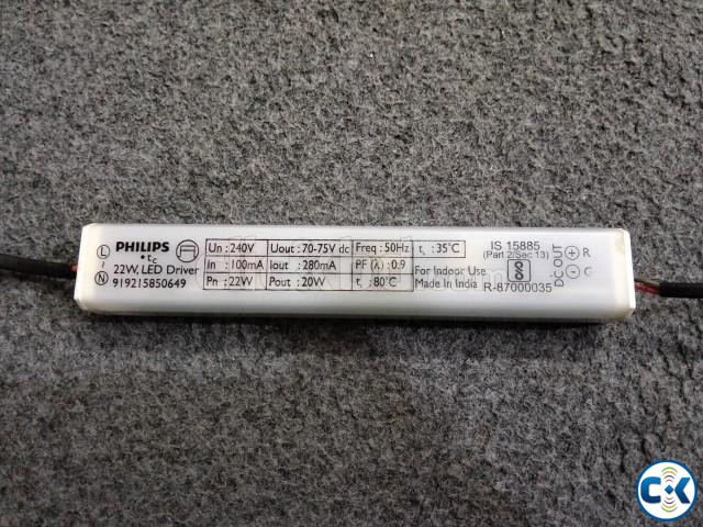 Philips 22W Astra Prime LED Panel Light Round Concel large image 2