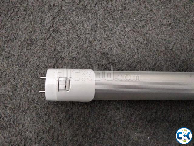 22W LED T8 Tube Light Round Aluminium PC Body large image 1