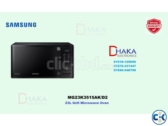 Samsung 23L Grill Microwave Oven MG23K3515AK D2 large image 1
