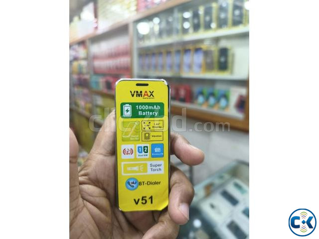 Vmax V51 Mini Card Phone large image 1