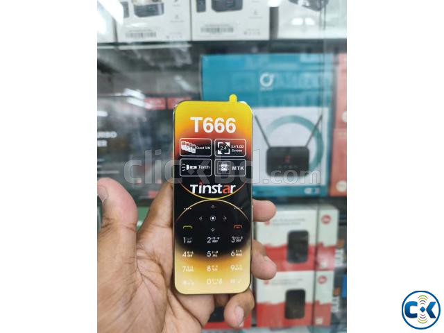 Tinstar T666 Four Sim Button Mobile With Back Cover large image 3