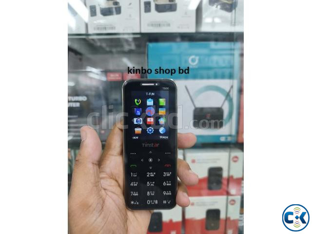 Tinstar T666 Four Sim Button Mobile With Back Cover large image 1
