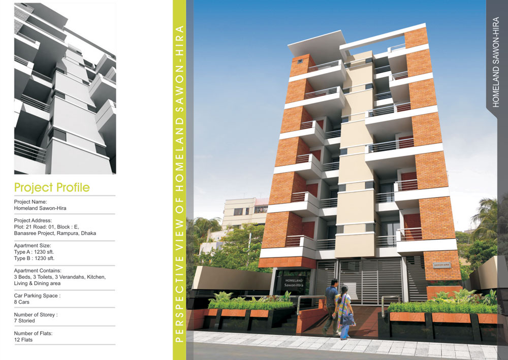 FLat for sell in Banasree E block 1230 sqft. large image 0