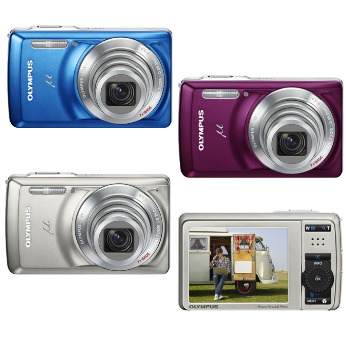 New Olympus 7030 14 MP 7x zoom Digital Camera large image 0