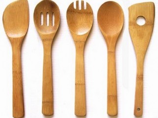 Bamboo cutlery spoon