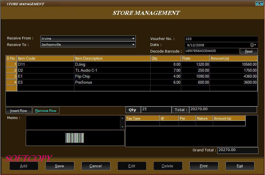 Mini STORE MANAGEMENT Software......... large image 0