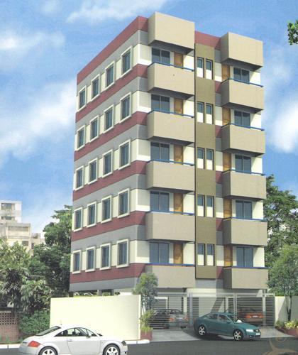 Developer-built flat for sale at bonosree large image 0