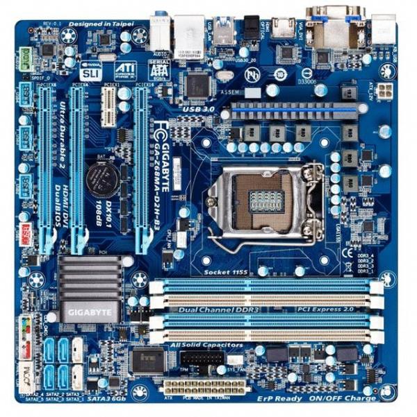 GIGABYTE GA-Z68MA-D2H-B3 LGA 1155 Intel Z68 HDMi large image 0