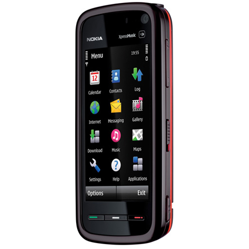 Nokia 5800 xpress Music Red large image 0