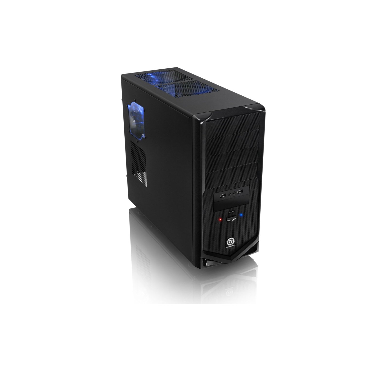 Thermaltake V4 Black Edition SECC Plastic ATX Mid large image 0