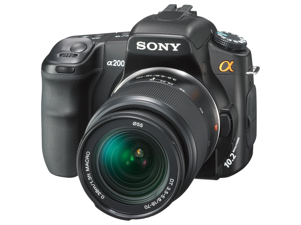 Sony Alpha-200 DSLR large image 2