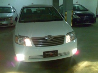 2005 COROLLA X 1500CC WHITE ALL POWER CD ALLOY