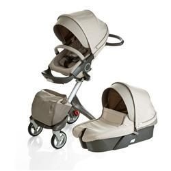 Stokke LLC Xplory Newborn Stroller Carry Cot Beige large image 0