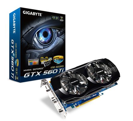 Gigabyte GV N560OC-1Gb DDr 5 Graphics Card large image 0