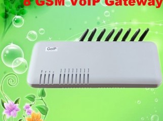 Worldwide Free shipping 8 GoIP 8 GSM VoIP Gateway