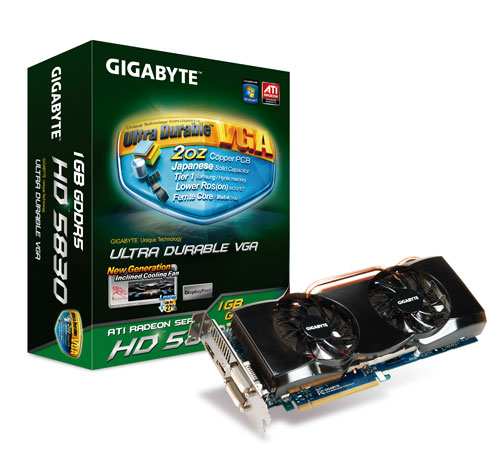 GIGABYTE ATI RADEON HD 5830 large image 0