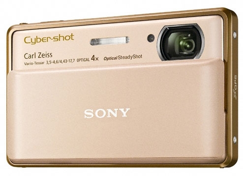 Cybershot TX100V Camera Bundle GOLD  large image 0