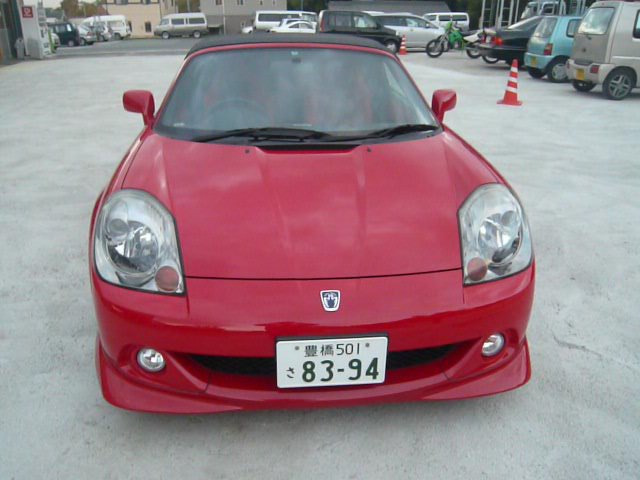 2004 TOYOTA MRS CONVERTIBLE CHERRY RED COLOR - DHAKA large image 0