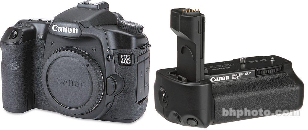 Canon 40D with Vertical Grip and dual battery large image 0