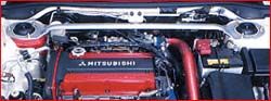 Ralliart Front Strut Bar Mitsubishi EVO VIII 03-05 large image 0