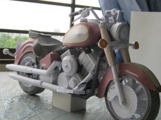 Paper made bike