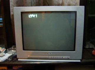 21 INCH SONY trnitron FLAT SCREEN TV