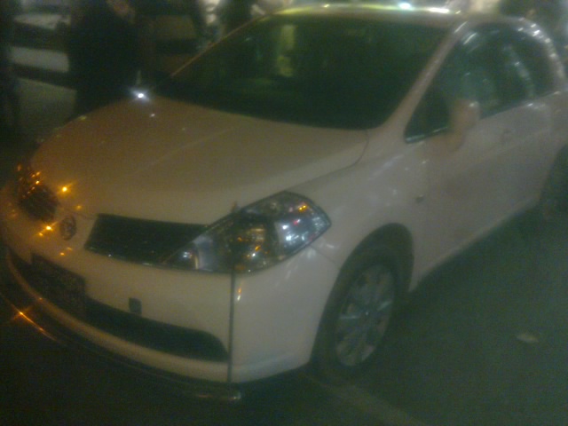 URGENT SELL NISSAN TIDA 2005 White 2008 reg CNG..23 Serial large image 1
