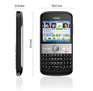 Nokia E5-00 C.Black large image 0