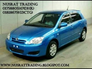 BOOKING GOING ON....TOYOTA RUNX BLUE NUSRAT TRADING