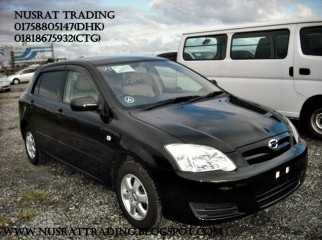 BOOKING GOING ON....TOYOTA RUNX BLACK NUSRAT TRADING