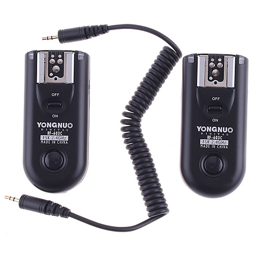 Wireless flash trigger Yongnuo RF-603C large image 1