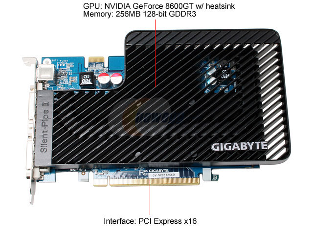 NVIDIA GEFORCE 8600GT GIGABYTE GDDR3 2800 CALL 01710878674 large image 0