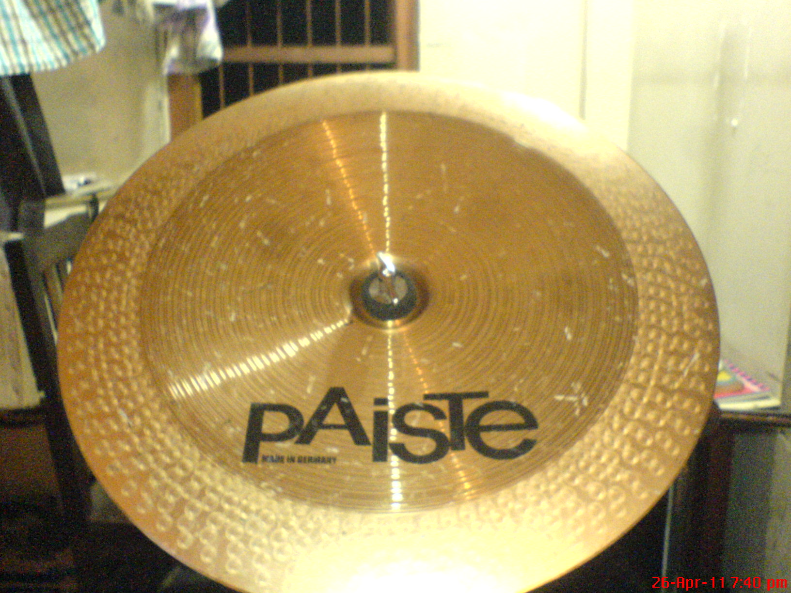 Pst5 china crash and pst5 splash with stand and clamp large image 1